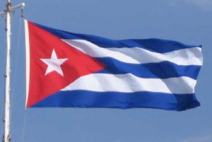 Landesfahne von Kuba -